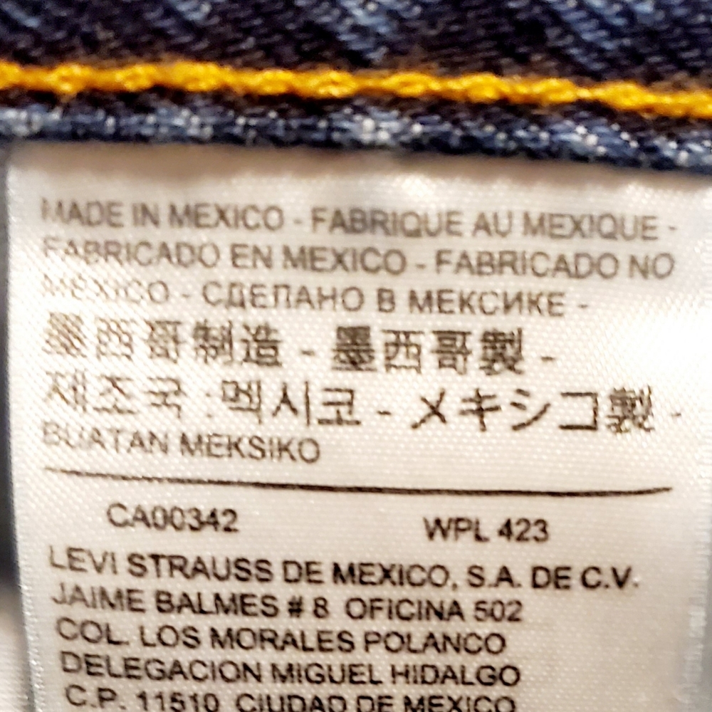 Levi's men jeans 505 vintage waist 38 blue - Picture 8 of 10